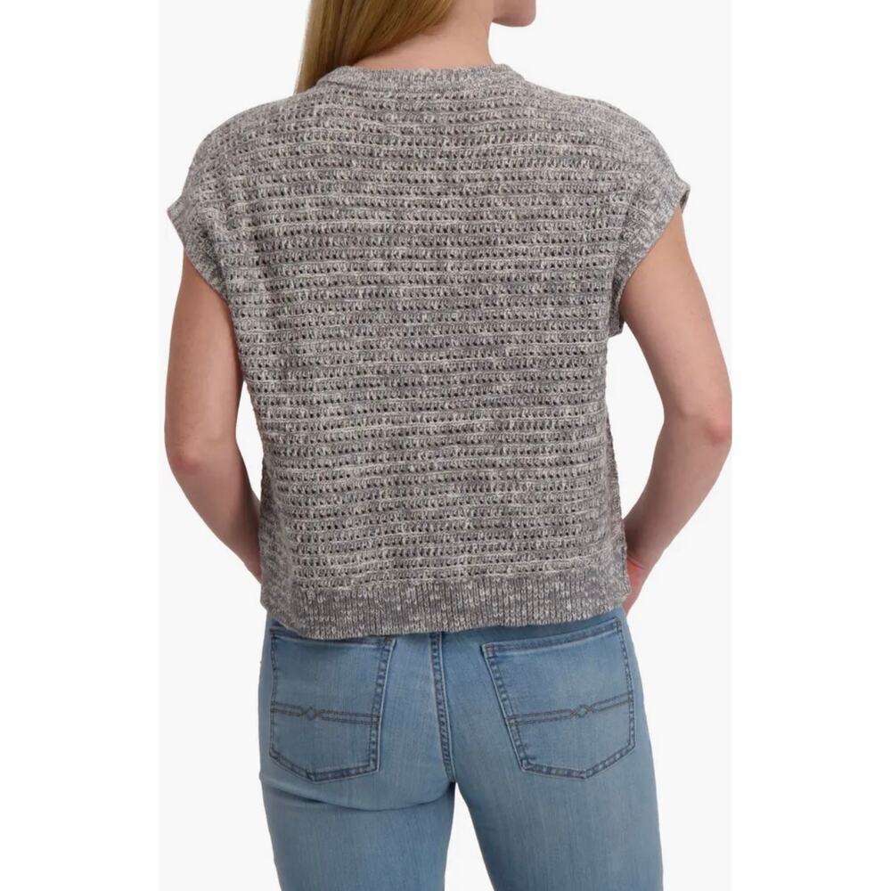 Lucky Brand Short Sleeve Cotton Button Down Cardigan, size XL, MSRP $89.50 - Picture 2 of 13